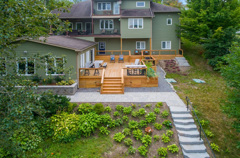 green backyard